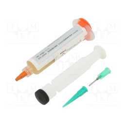 1 pcs x BROQUETAS - BTFO-81-1 - Flux: rosin based, halide-free,ROL0, gel, syringe, 10ml, yellow