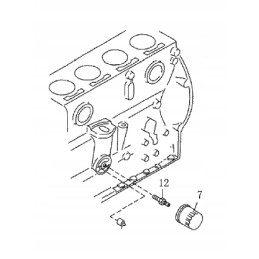 Nissan forklift engine oil filter