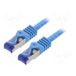 1 pcs x LOGILINK - C6A026S - Patch cord, S/FTP, 6a, stranded, Cu, LSZH, blue, 0.5m, 26AWG