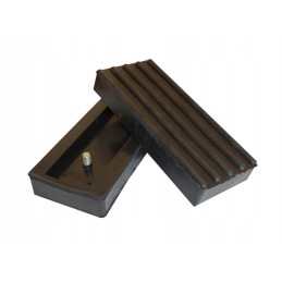 Rubber side support 225x100mm for the trailer