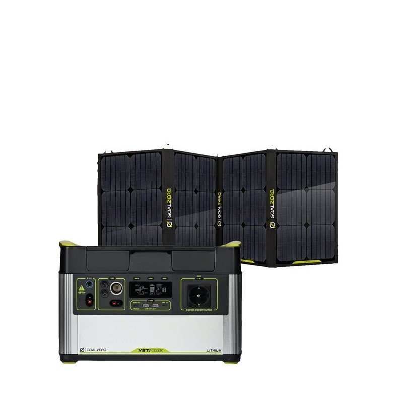 Genetaror 91ah generator with solar 100w MPPT camper