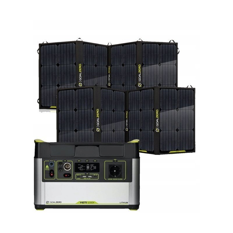 Quiet and odorless 91ah camper solar generator