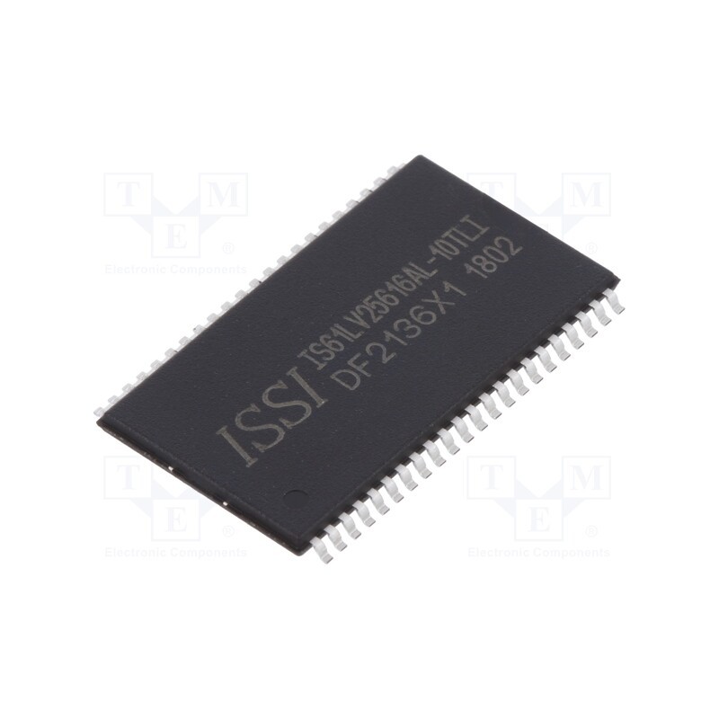 1 pcs x ISSI - IS61LV25616AL-10TLI - IC: SRAM memory, 4MbSRAM, 256kx16bit, 3.3V, 10ns, TSOP44 II