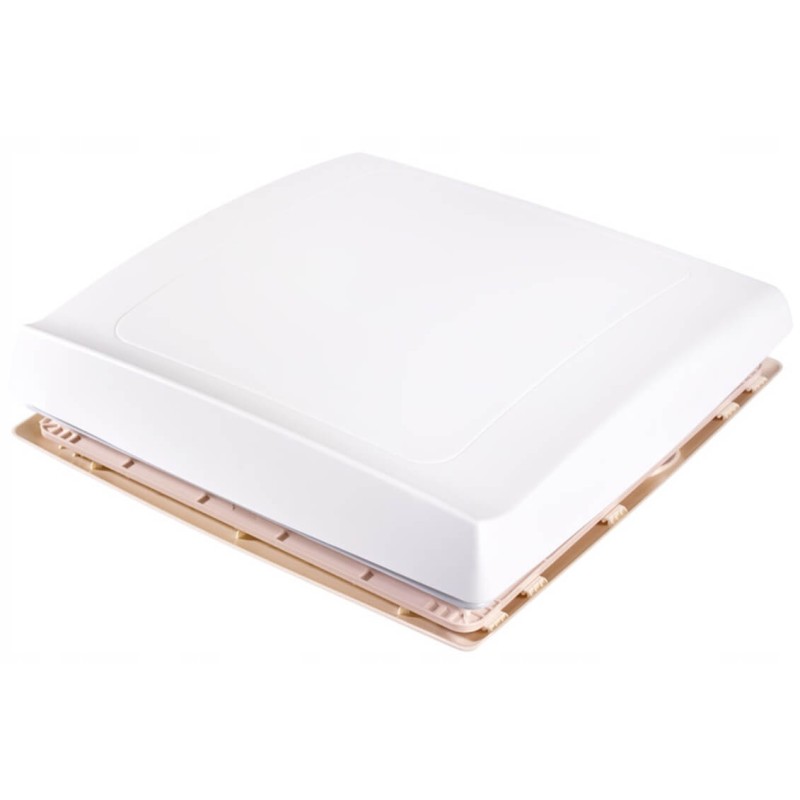 Roof window with vent motorized thule fan