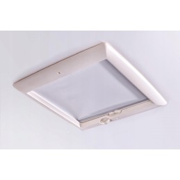 Roof window with vent motorized thule fan