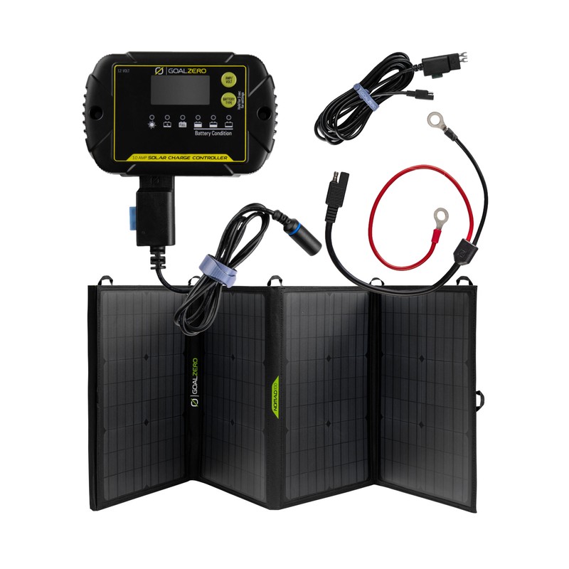 Goal zero 10a charging controller and nomad 100 panel
