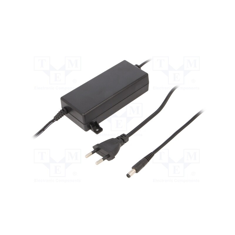 1 pcs x CELLEVIA POWER - CLD-6012-INT-EB25 - Power supply: switched-mode, 12VDC, 5A, Out: 5,5/2,5, 60W, desktop