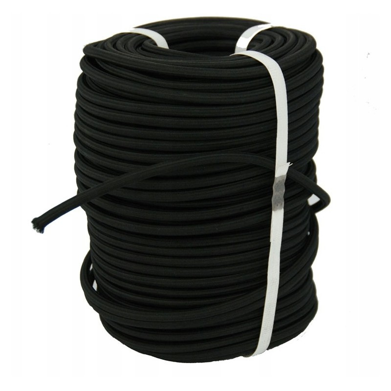 Rope for tarpaulins, rubber expander 6mm, expander 10mb