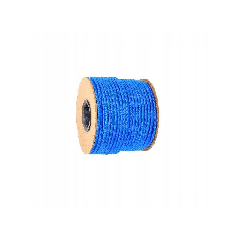 Expander, elastic rubber rope, diameter 8 mm, blue
