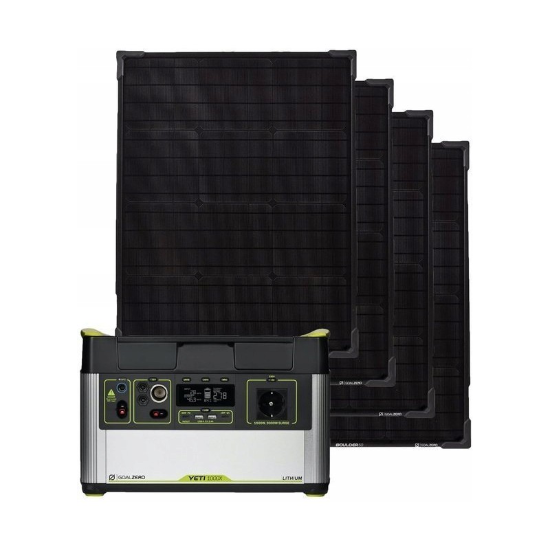 Generator generator with solar 300W 4x4