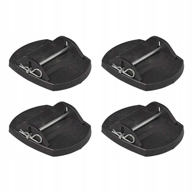 Pad feet for caravan supports