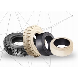 Nexen Solidpro 140 55 9 quick white superelastic wheel tire