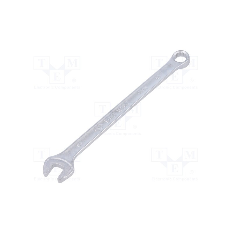 1 pcs x KING TONY - 1061-09 - Wrench, combination spanner, 9mm, Chrom-vanadium steel, long