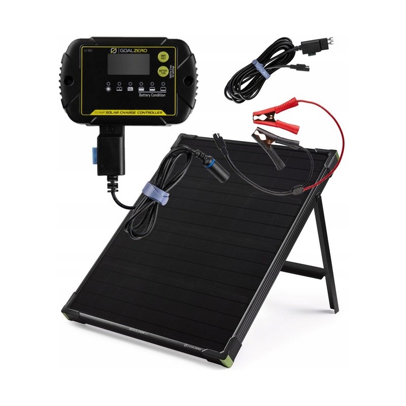 12v battery charging kit with a 50w panel