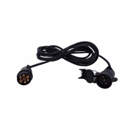 Spiral electric cable 2x7pin plug 5m 12v