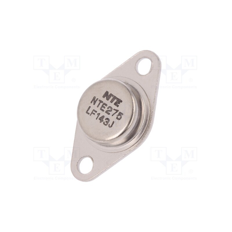 1 pcs x NTE Electronics - NTE275 - Transistor: PNP, bipolar, Darlington, 80V, 4A, 50W, TO66