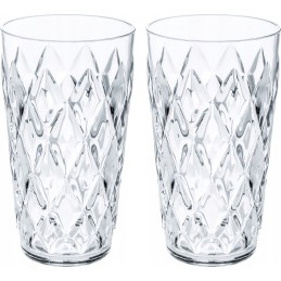 Set of crystal glasses, 2 pcs, 450 ml koziol