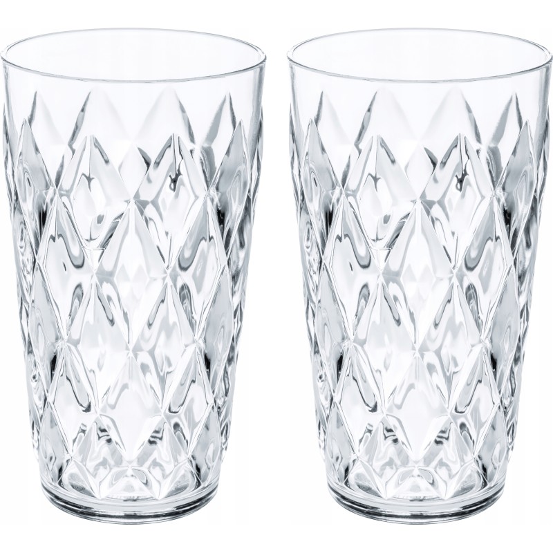 Set of crystal glasses, 2 pcs, 450 ml koziol