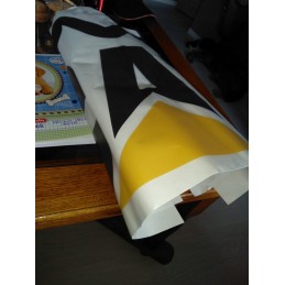 Caterpillar lady logo inscription sticker up to 20cm 2 pcs