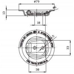 SPP steelpress up recessed floor holder 03