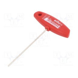 1 pcs x WIHA - 904 - Wrench, hex key, HEX 2mm, Overall len: 126mm, Kind of handle: T