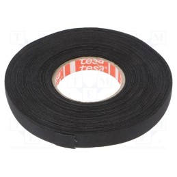 1 pcs x TESA - 51026-00001-00 - Tape: textile, W: 9mm, L: 25m, Thk: 260um, Automotive, rubber, black