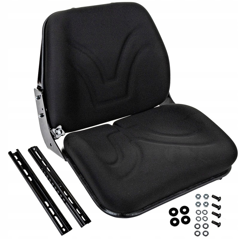 Seat without shock absorption, adjustable 470 forklift