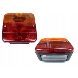 Set of rear lamps, combined reflectors, 7-pin cable