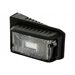 White DPT15 LED marker lamp with holder and cable