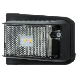 White DPT15 LED marker lamp with holder and cable