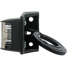 White DPT15 LED marker lamp with holder and cable