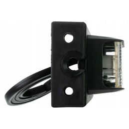 White DPT15 LED marker lamp with holder and cable