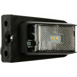 White DPT15 LED marker lamp with holder and cable