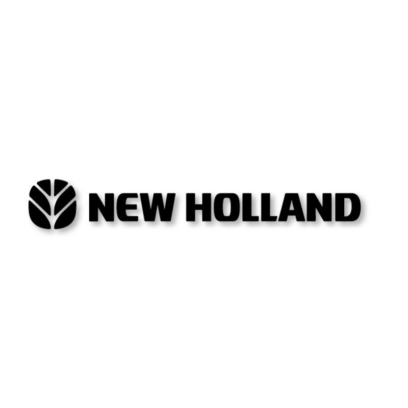 New Holland inscription sticker up to 75cm, 2 pcs, black