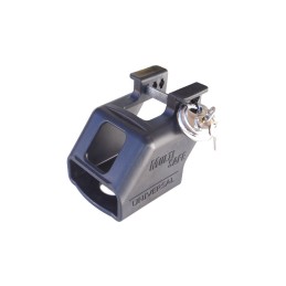 Locking protection of the tow truck trailer hitch