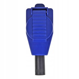 CEE adapter plug, right angle connector with socket