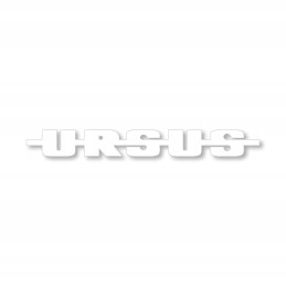 Sticker inscription Ursus emblem up to 20cm, 2 pcs, black