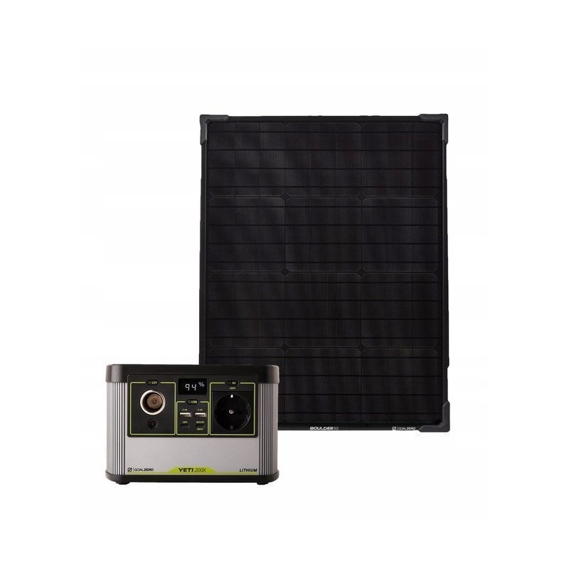 Quiet and odorless 13ah camper solar generator