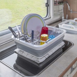 Dryer for dishes, plates, drainer, foldable, only 6 cm