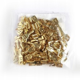 100 x connectors f 2 5 100pcs female sleeves set, electric set