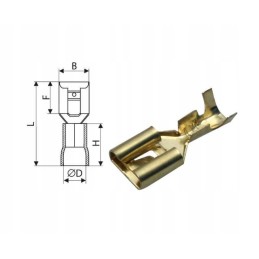 100 x connectors f 2 5 100pcs female sleeves set, electric set