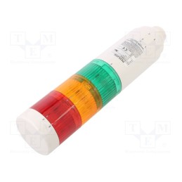 1 pcs x PATLITE - LR6-302WCNW-RYG - Signaller: signalling column, LED, red/amber/green, 24VDC, IP65