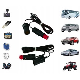 Extension cable and adapter cable for camping, 5 m