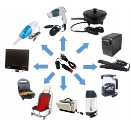 Extension cable and adapter cable for camping, 5 m