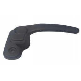 Window lock handle with hymer carado button right