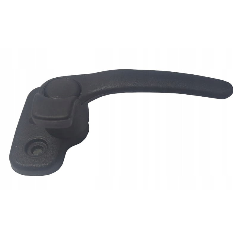 Window lock handle with hymer carado button right