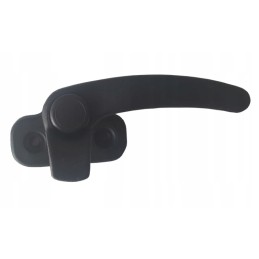 Window lock handle with hymer carado button right