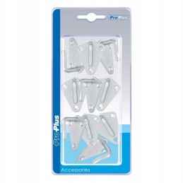 Hook the trailer cable net holder, metal, 40x45mm