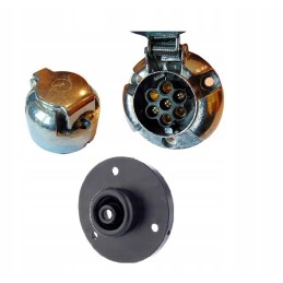 12v 7 pin socket with washer electrical connector