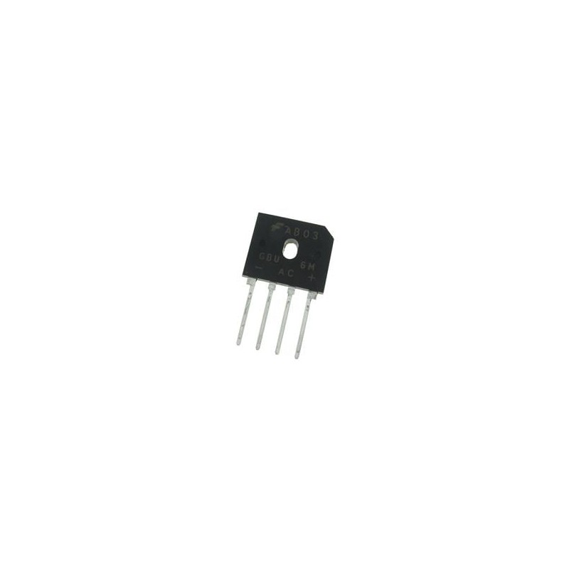 1 pcs : GBU6M - Bridge Rectifiers 6A Bridge Rectifier